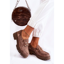 PL5 Modischer Loafer aus Wildleder Hellbraun von Rayhan beige 2