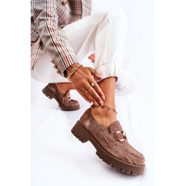 PL5 Modischer Loafer aus Wildleder Hellbraun von Rayhan beige 1