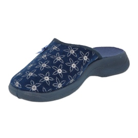 Befado Damenschuhe pu 019D126 marineblau silber 1