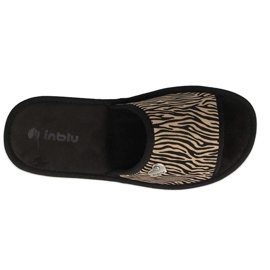 Befado Inblu Damenschuhe 155D121 beige schwarz 2