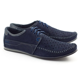KOMODO Herren-Sommerschuhe, Mokassins 875, Marineblau 2