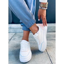 Eila Rosa Turnschuhe weiß blau 2