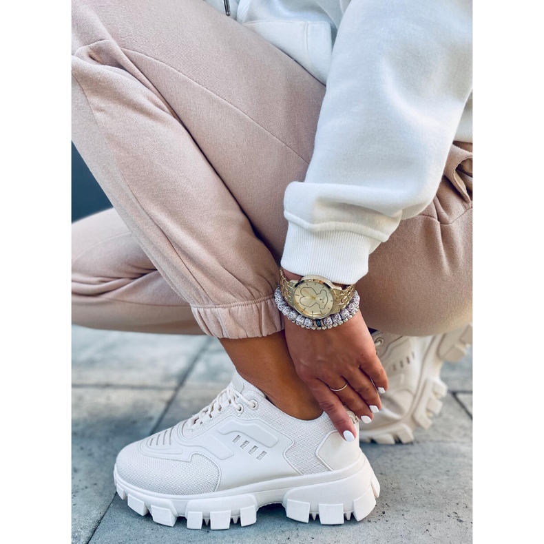 Zana Beige Turnschuhe 1