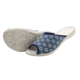 Befado Damenschuhe PU 254D142 blau grau 6