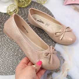 Ballerinas mit Schleife eVento Jr EVE359A rosa 1