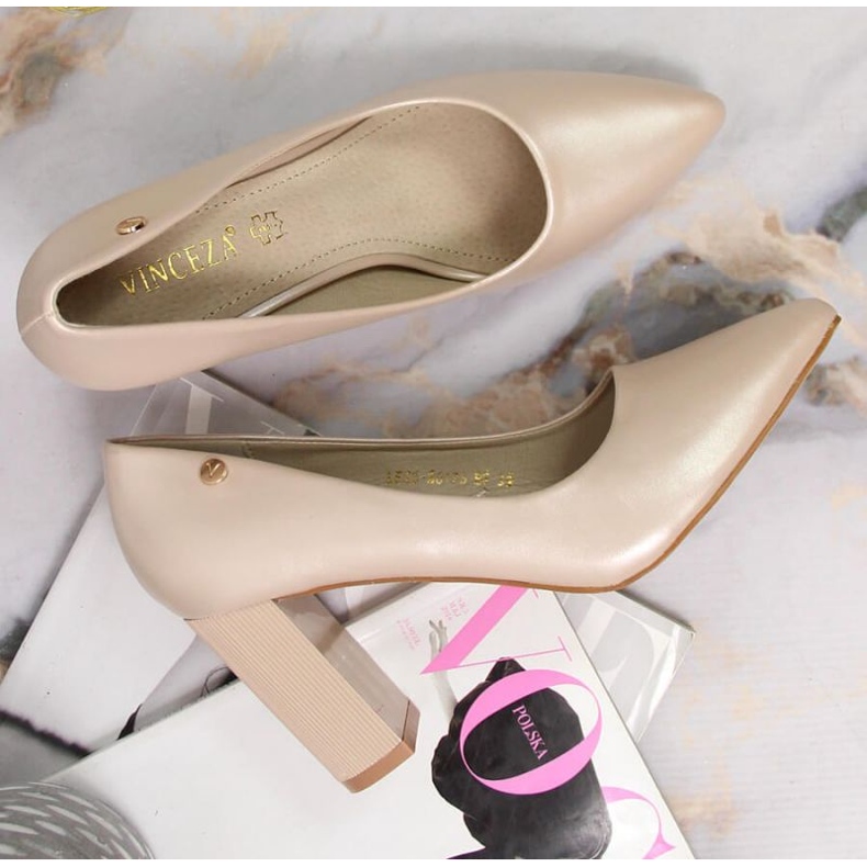 Pumps auf der Vinceza W JAN126B beige Post 2