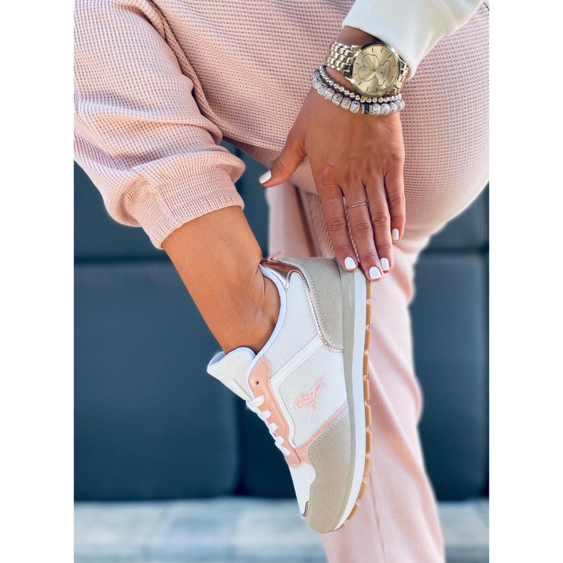 Furlo Rosa Sportschuhe für Damen beige weiß 1