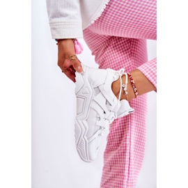 PE1 Damen Sportschuhe Turnschuhe Weiß Daren 2