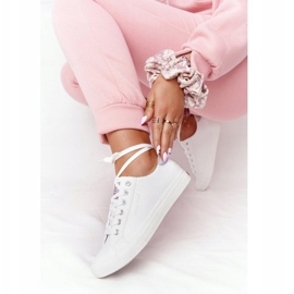 Big Star Damen Sneakers aus Öko-Leder Cross Jeans HH2R4001C Weiß 2