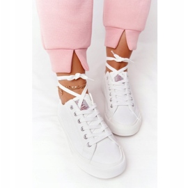 Big Star Damen Sneakers aus Öko-Leder Cross Jeans HH2R4001C Weiß 1