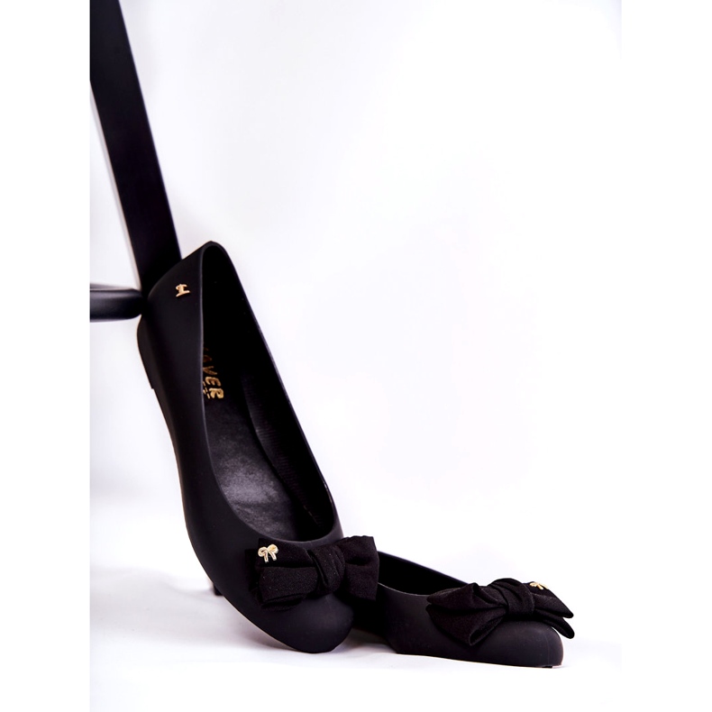 PH1 Ballerinas aus Gummi für Damen mit Schleife Schwarz Fergie 5