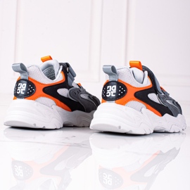 Shelovet-Sneaker für Jungen auf einem dicken grauen Plateau mehrfarbig 2