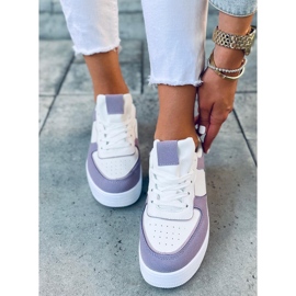 Zetto Purple Damen Sportschuhe weiß lila 1