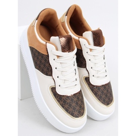 Glovi Camel Damen Sportschuhe braun mehrfarbig 2