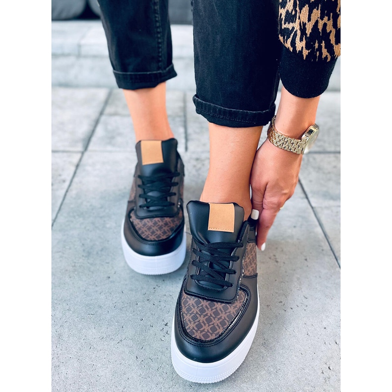 BM Glovi Black Damen Sportschuhe schwarz 1