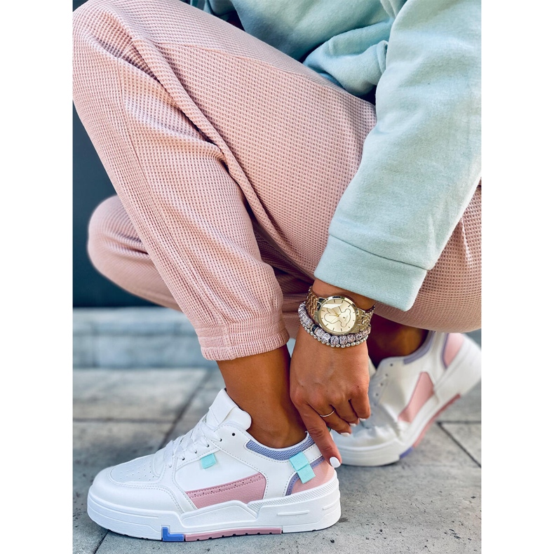 Cruz Rosa Turnschuhe weiß mehrfarbig 1