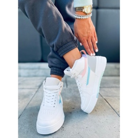 Tiago mehrfarbige High-Top-Sneaker weiß 1