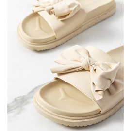 Embley-Hausschuhe für Damen in Beige 1