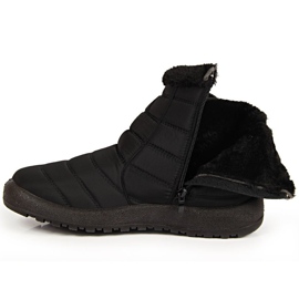 Schwarze NEWS wasserdichte Schneestiefel mit Reißverschluss 9