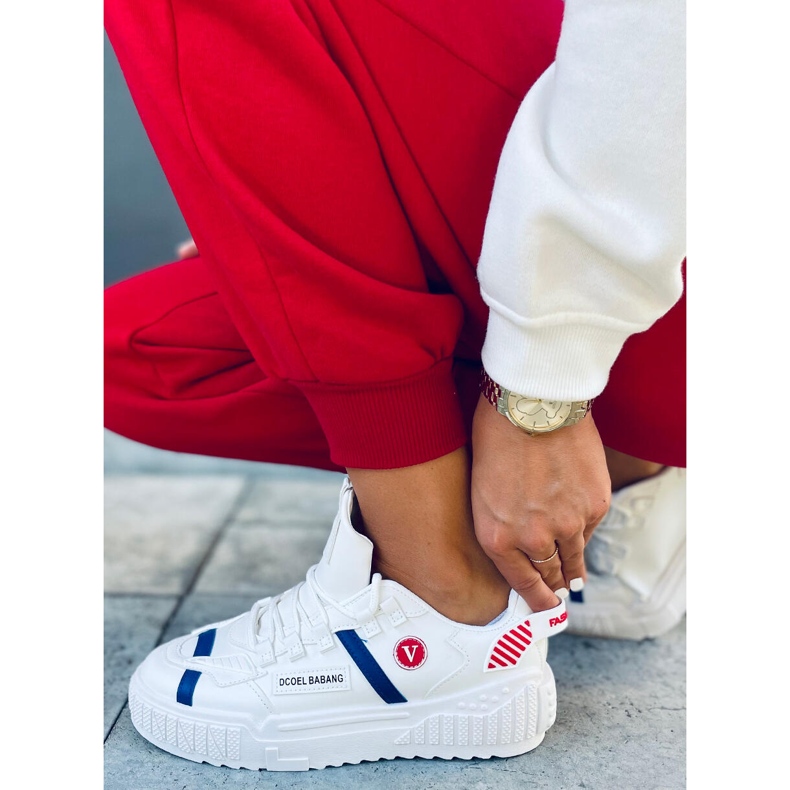 Bang Red Turnschuhe weiß rot 1