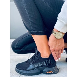 Hiral Schwarze Socken Sportschuhe 1