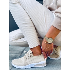 Kessi Beige Sockensportschuhe 1