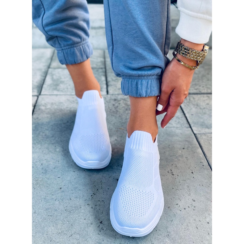 Vien Weiße Socken Sportschuhe 1