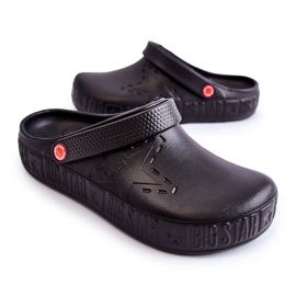 Herren leichte Hausschuhe Kroks Big Star II175001 Schwarz 2