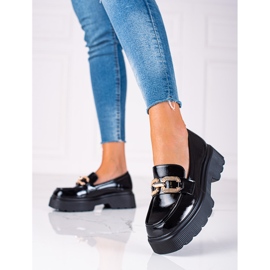 Schwarz lackierte Vinceza-Schuhe 1