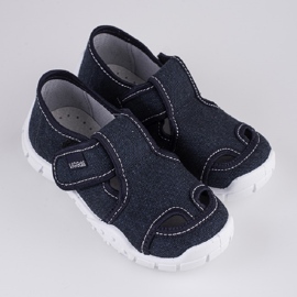 Hausschuhe für Jungen Viggami Adaś classic marineblau 1
