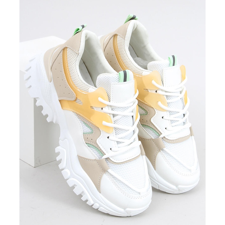 Vind Beige Turnschuhe mehrfarbig 2