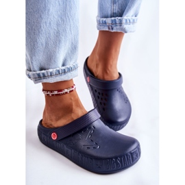 Leichte Hausschuhe für Damen Kroks Big Star II275002 Marineblau 4