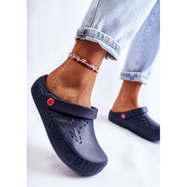 Leichte Hausschuhe für Damen Kroks Big Star II275002 Marineblau 6