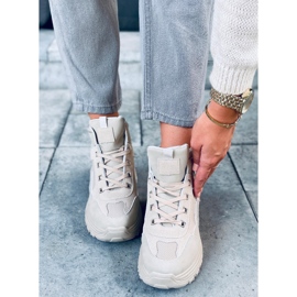 Diana Beige High-Top-Sneakers 2
