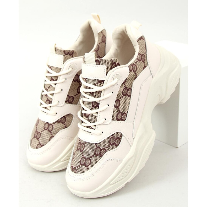 Isla Beige Turnschuhe 1