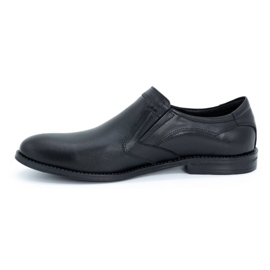 Olivier Eleganter Herren Lederschuh 283LU schwarz 1