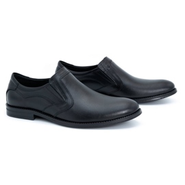 Olivier Eleganter Herren Lederschuh 283LU schwarz 2