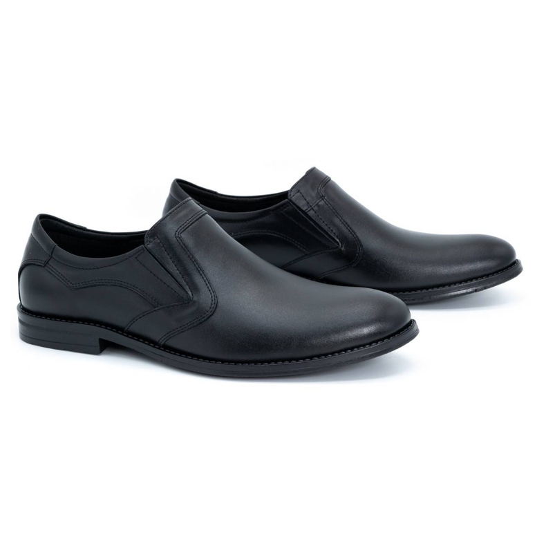Olivier Eleganter Herren Lederschuh 283LU schwarz 2