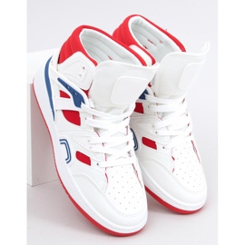 Pall White Red High-Top-Sneakers weiß 2