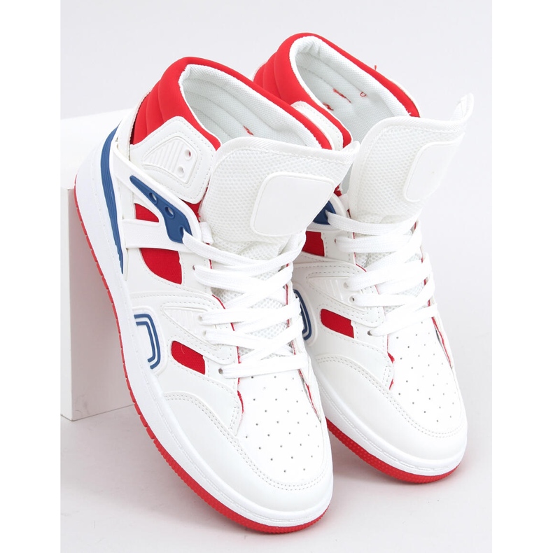 Pall White Red High-Top-Sneakers weiß 2
