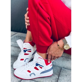 Pall White Red High-Top-Sneakers weiß 1