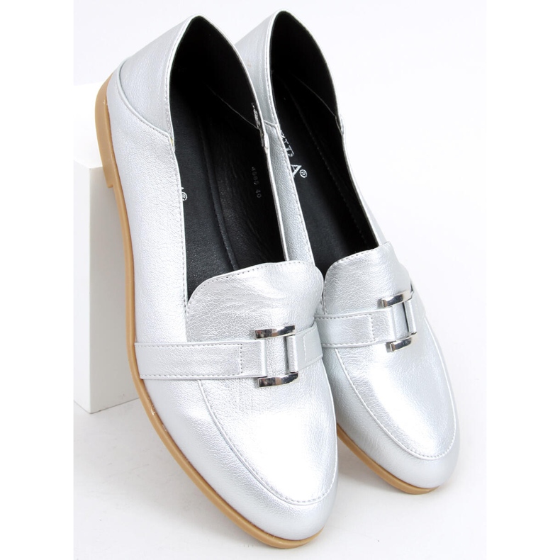 Alma Silver Damen-Slipper silber- 1