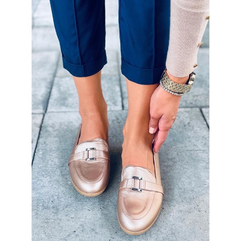 Alma Gold Damen-Slipper golden 2