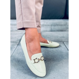 BM Amiya LT.GREEN Damen-Slipper grün 1