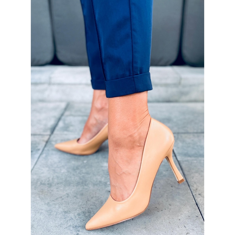 Damen Körner High Heels Aurora Camel braun 1