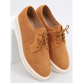 Guermo Camel geschnürte Espadrilles-Loafer braun 2