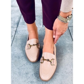 Jonna Khaki Damen-Slipper beige 2