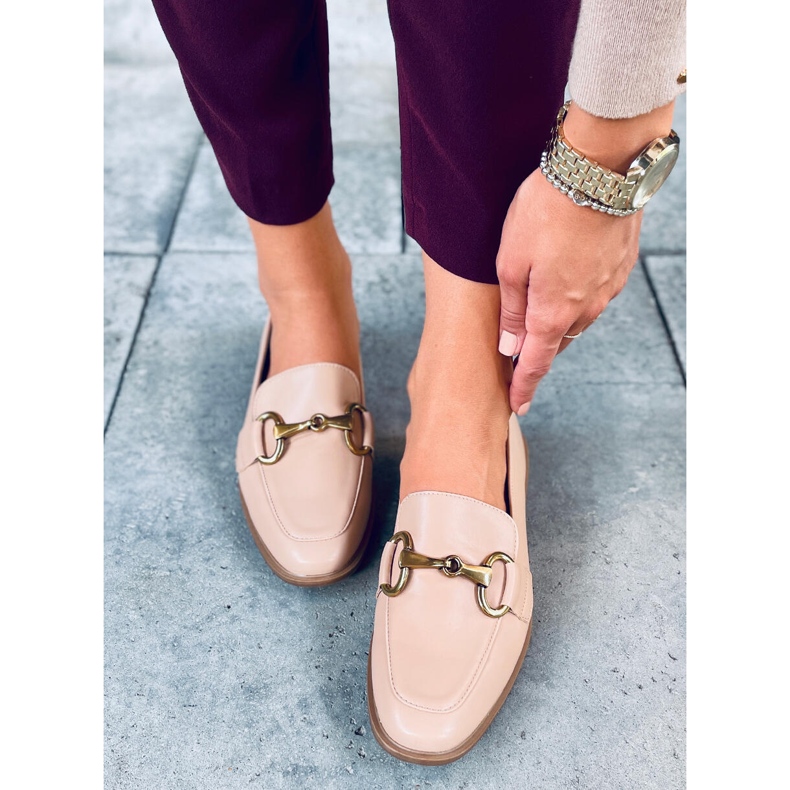 Jonna Khaki Damen-Slipper beige 2