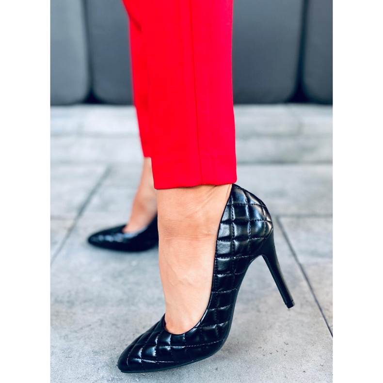 Gesteppte Modi Black Damen High Heels schwarz 2