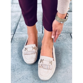 Leif Beige Damen-Slipper 1